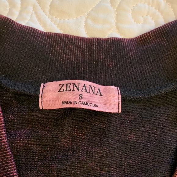 Zenana burgundy mineral wash V-neck short-sleeve 2 pocket jumpsuit. VGUC. Sz S. - Picture 2 of 9